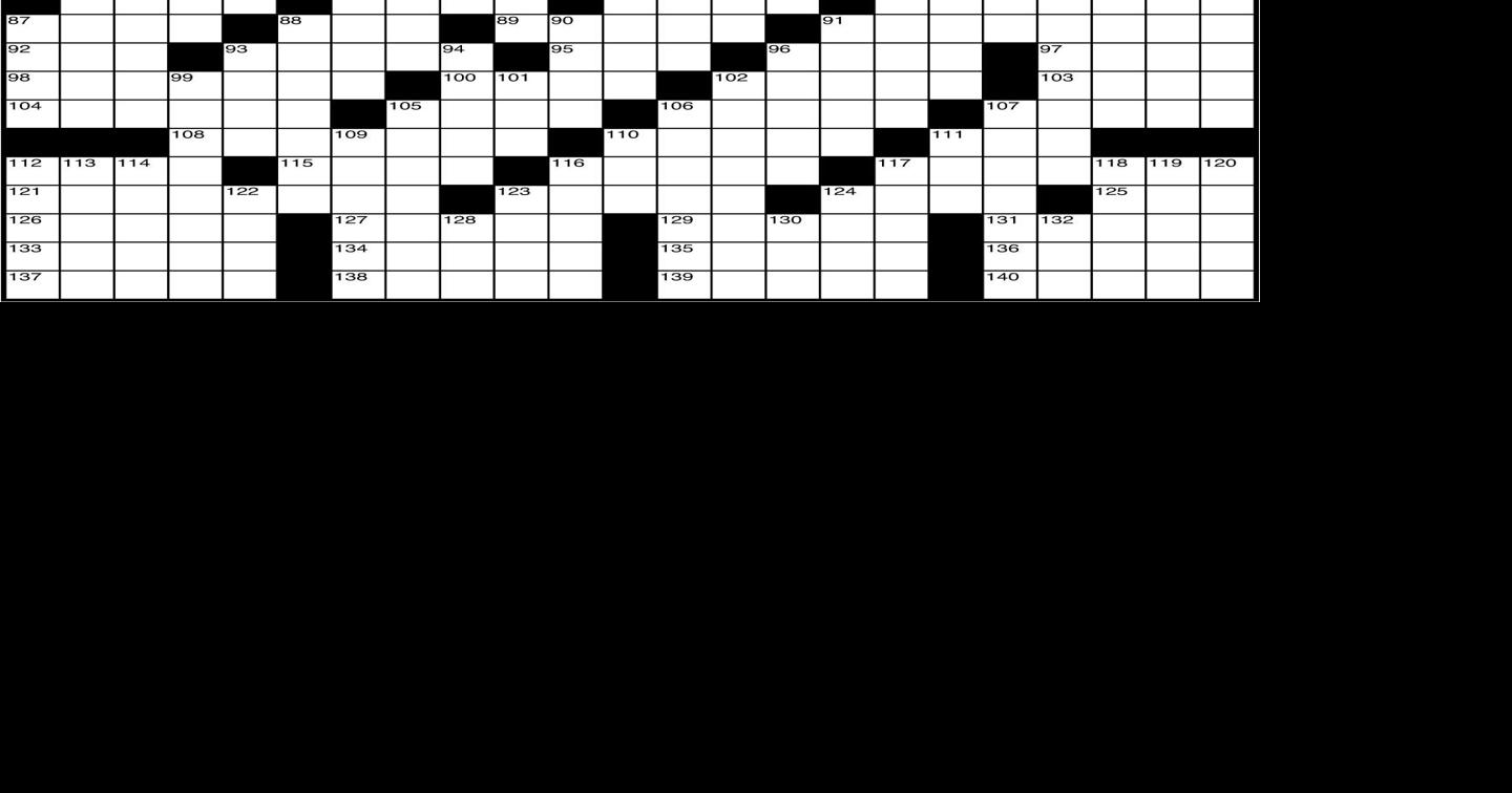 TODAY'S CROSSWORD PUZZLE | Crosswords | leadertelegram.com