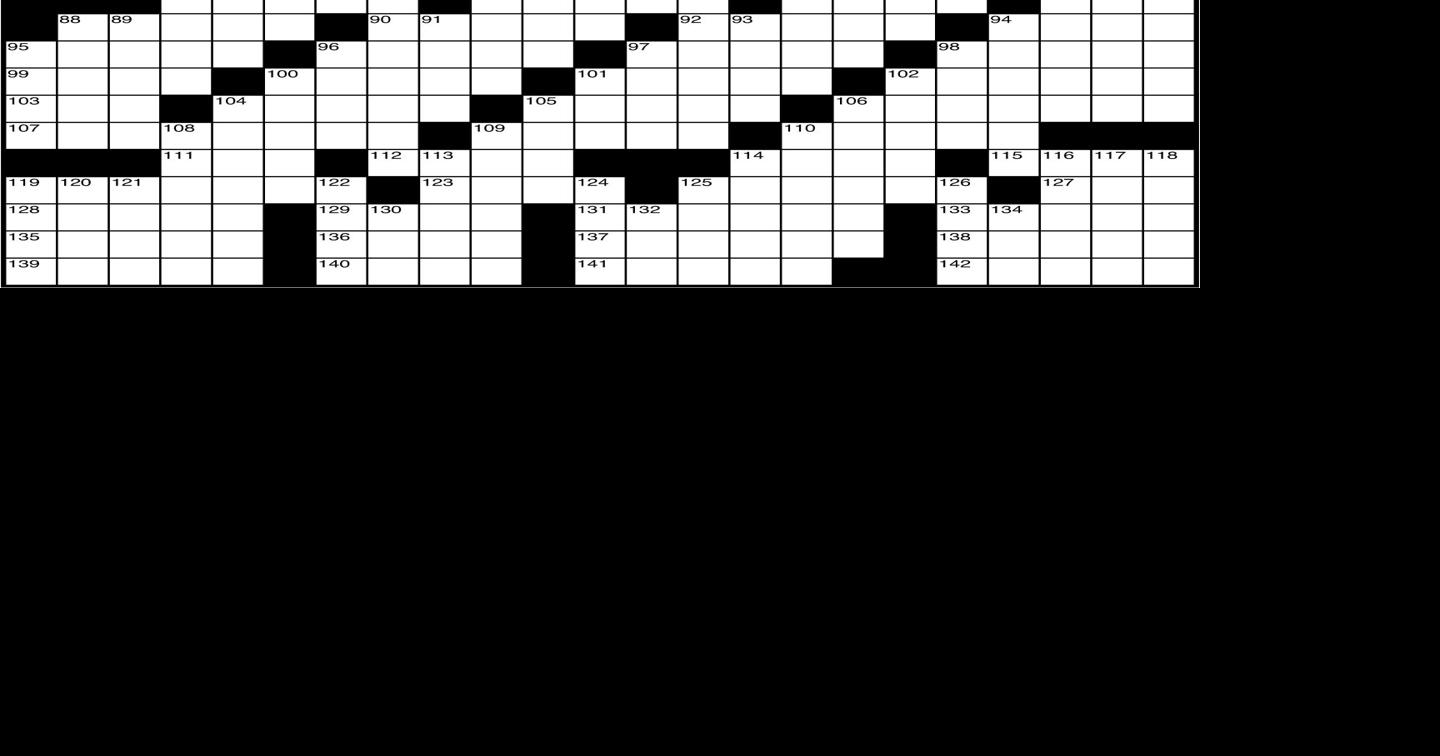 TODAY'S CROSSWORD PUZZLE