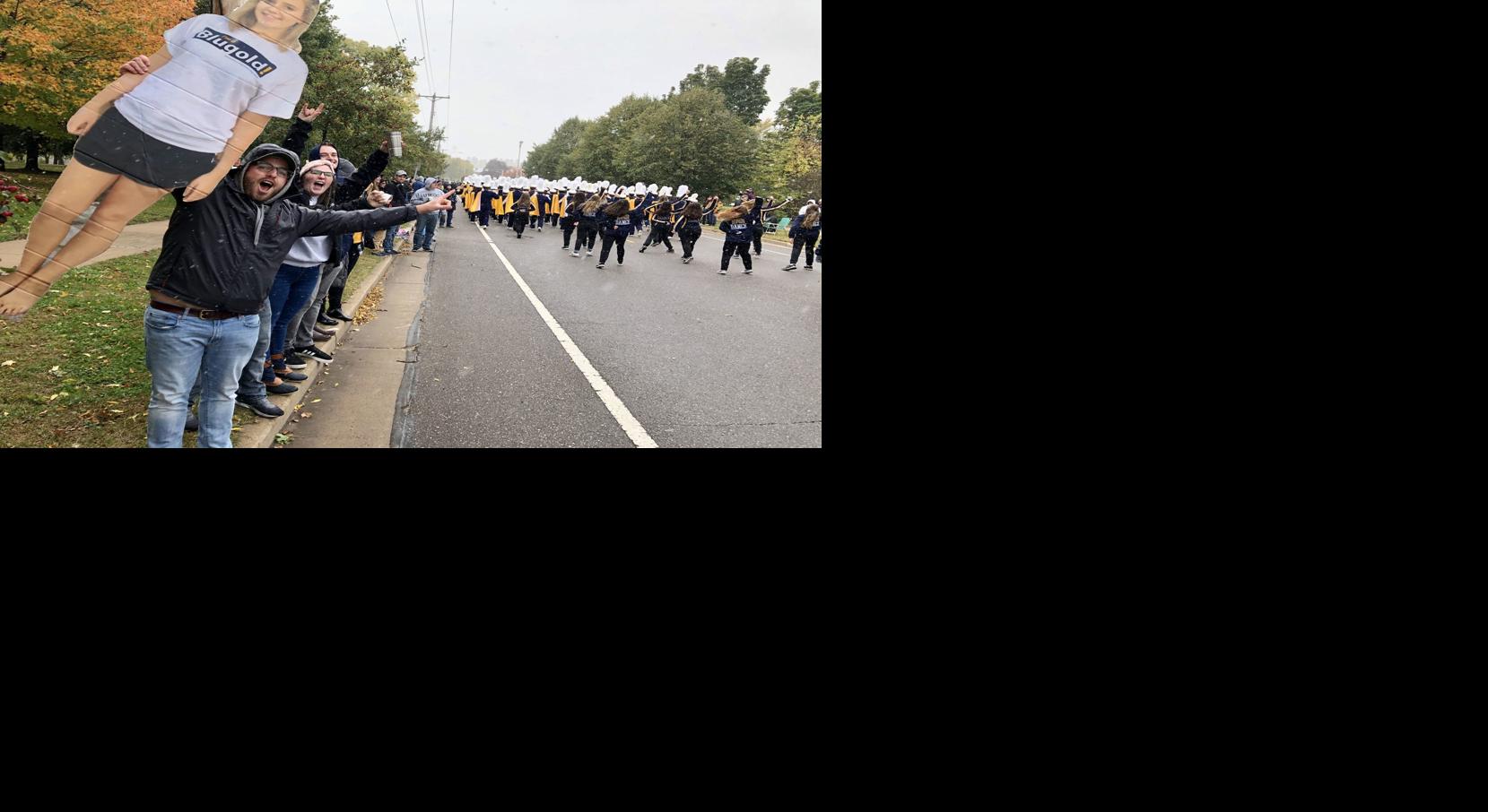 spirit snow, cold at UWEC parade Front Page