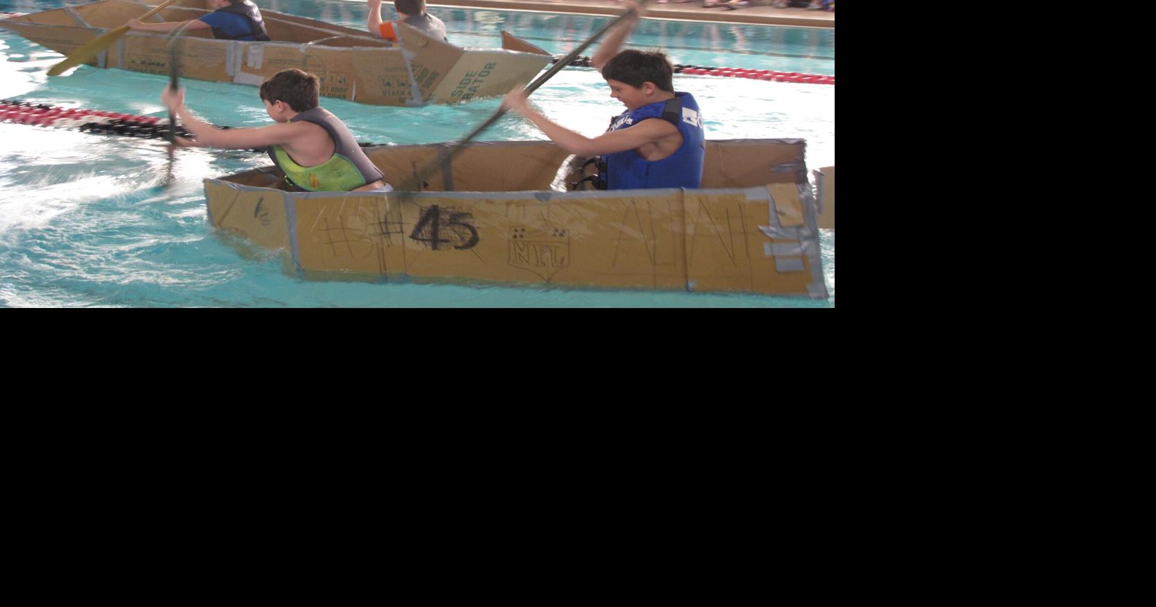 Cardboard boat races | | leadertelegram.com