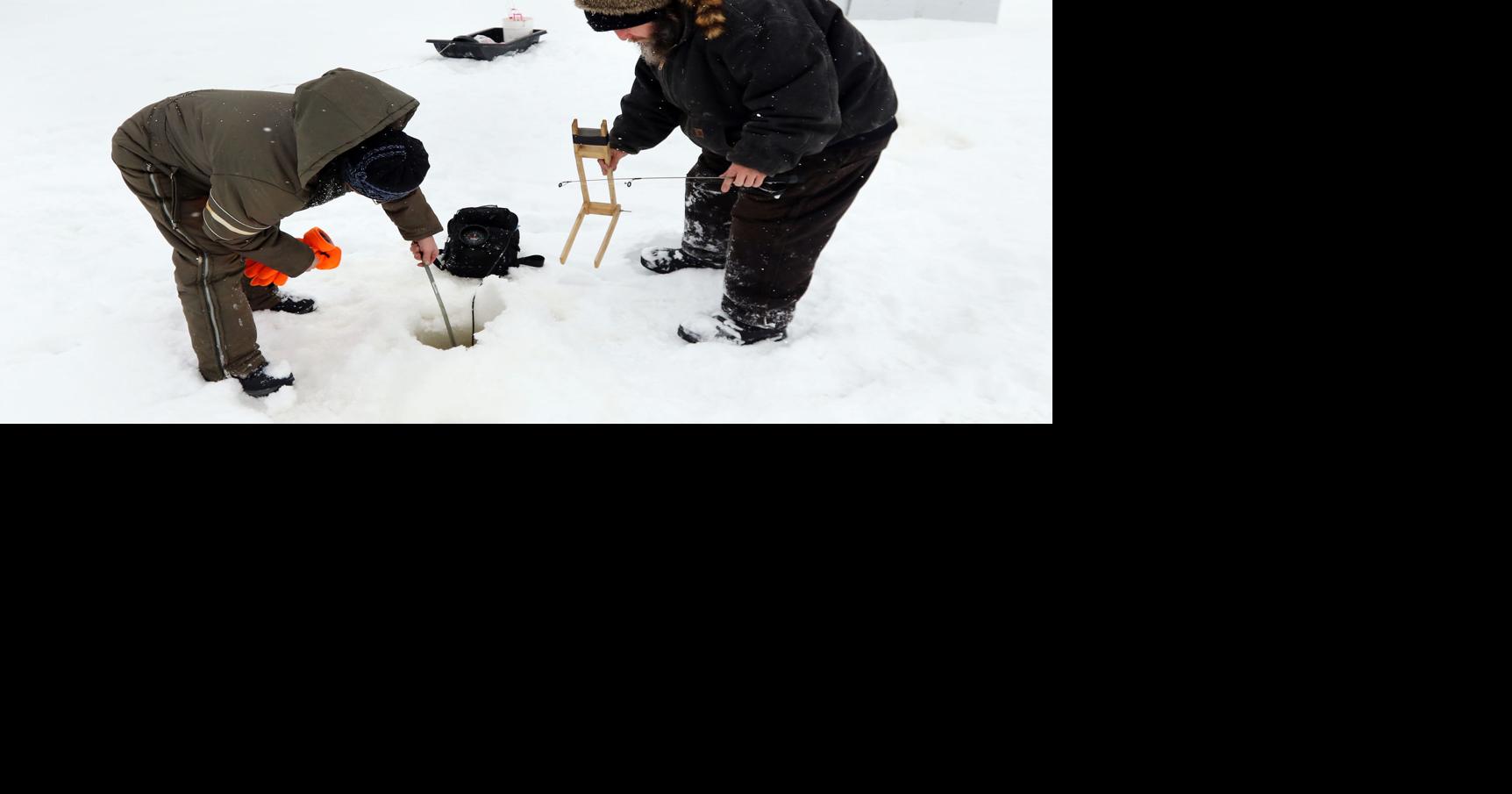 Back on ice Winter fishing returns in force to Lake Altoona Front