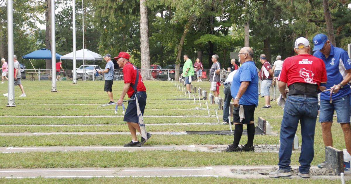 Heat doesn't deter competitors at annual state horseshoe tournament | Community | leadertelegram.com heat-doesn-t-deter-competitors-at-annual-state-horseshoe-tournament-community-leadertelegram-com