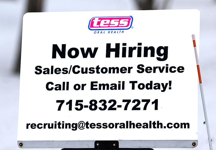 Chippewa Valley employers put out signs for prospective workers