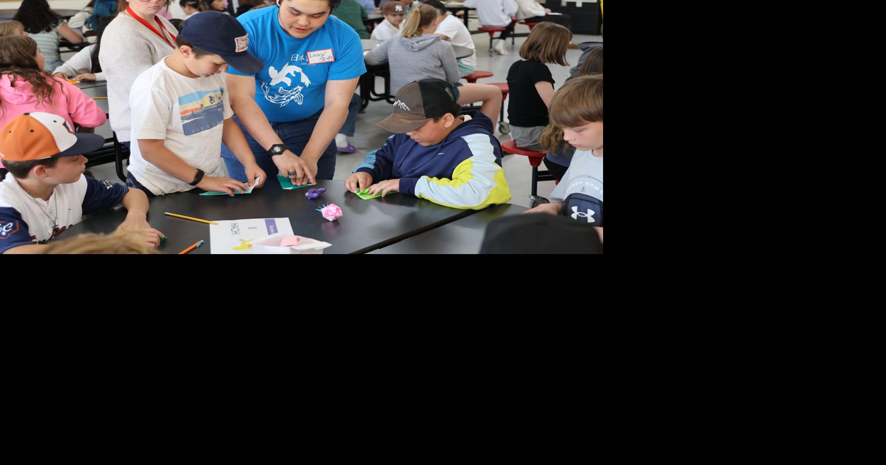 ECASD high schoolers teach Japanese language at Robbins Elementary ...