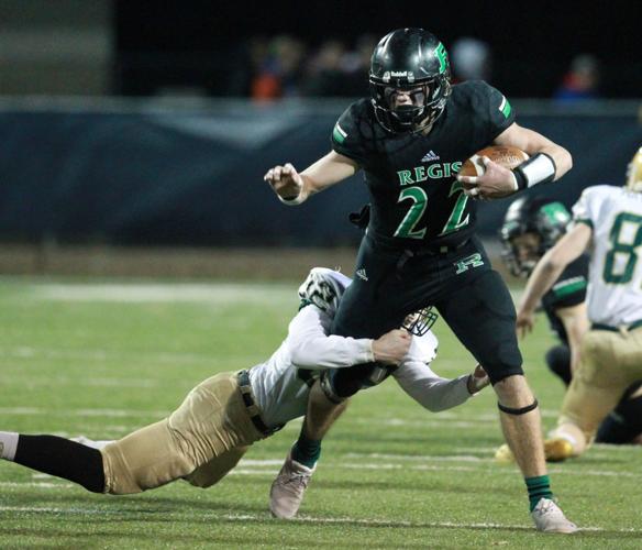Prep football playoffs: Regis' Root does it all in victory over Colby ...
