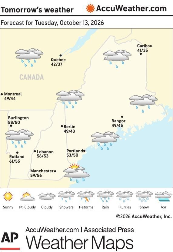 AP DD NNE1012 WEATHER MAP | Nation & World | leadertelegram.com