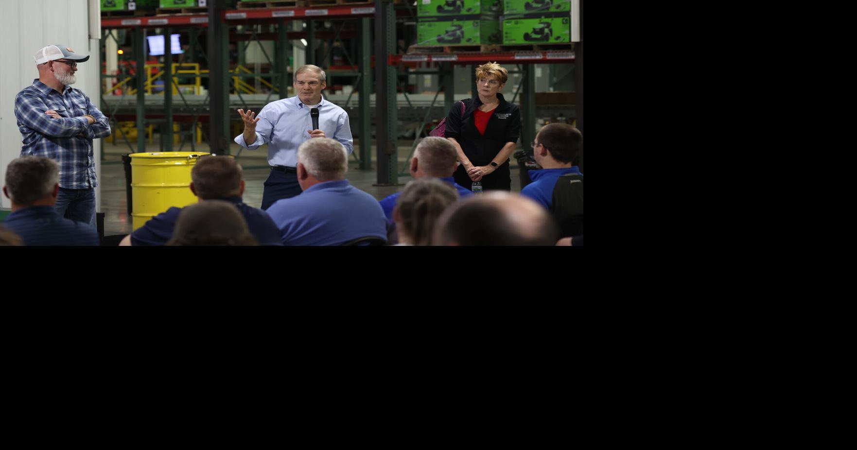 Van Orden talks about 'No Tax on Overtime' at Menards Distribution Center