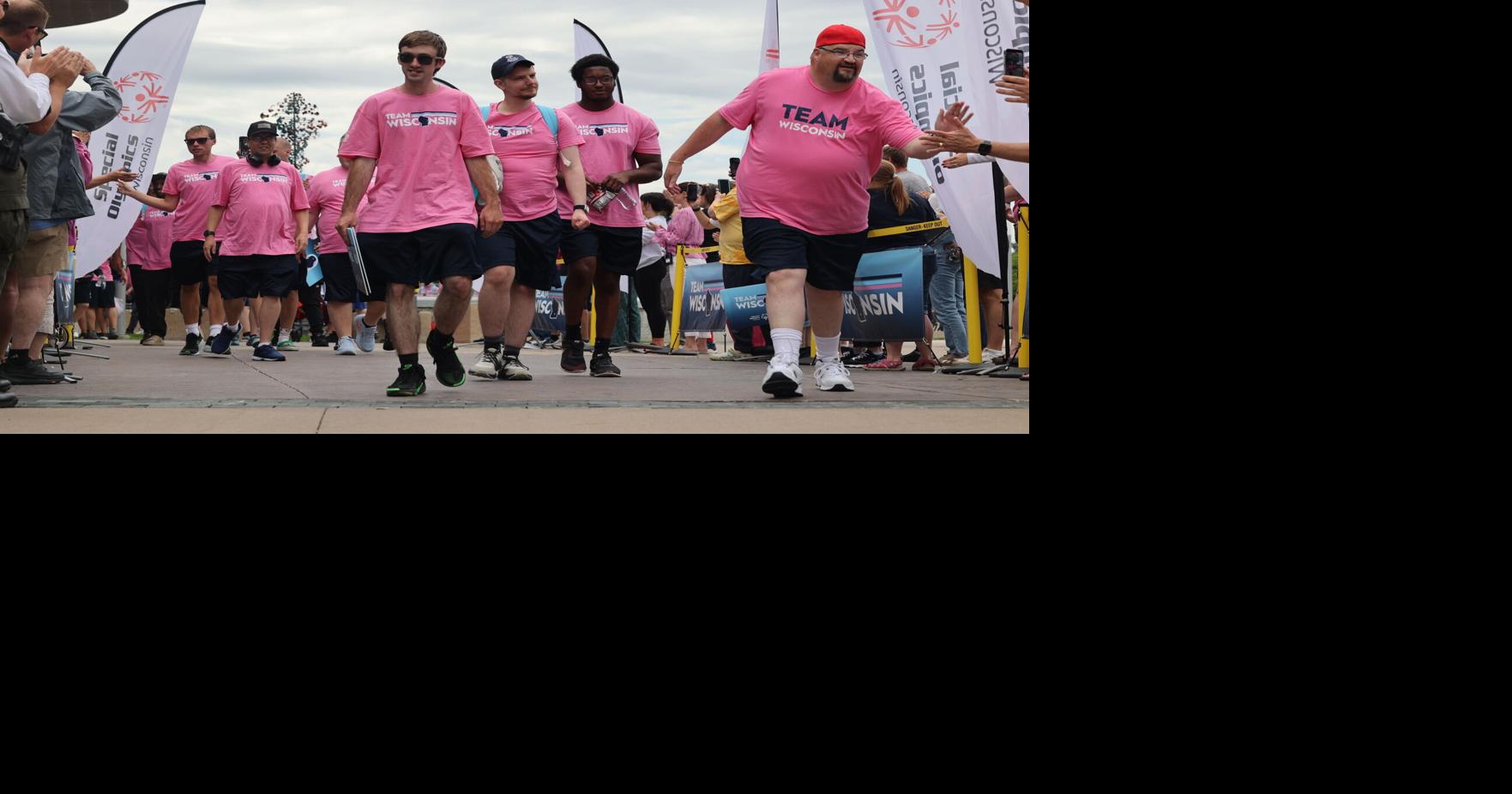 Team Wisconsin passes through Eau Claire ahead of 2026 Special Olympic USA Games