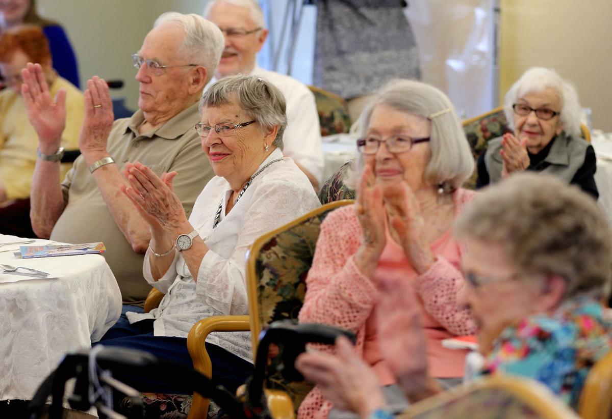 Elderly pen pals image