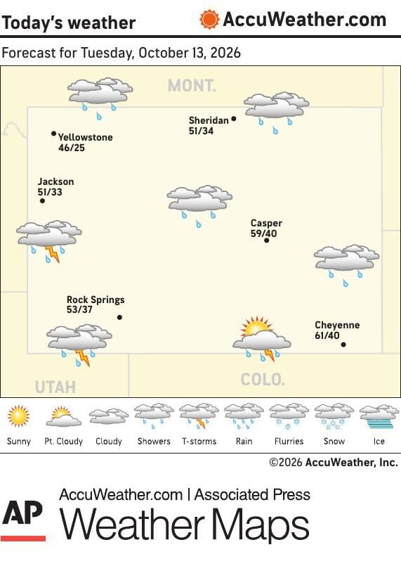 AP DD WY1013 WEATHER MAP | Nation & World | leadertelegram.com