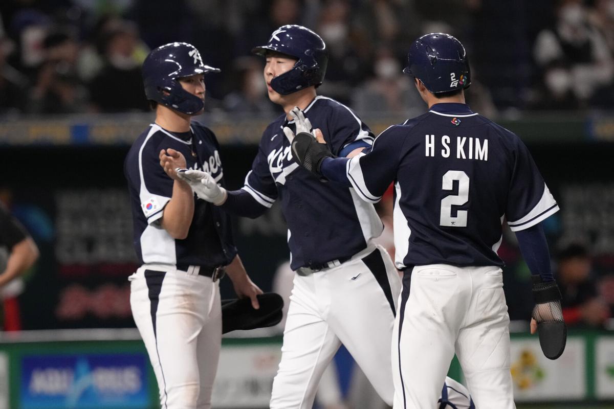 South Korea sets record with 22-2 rout of China at WBC