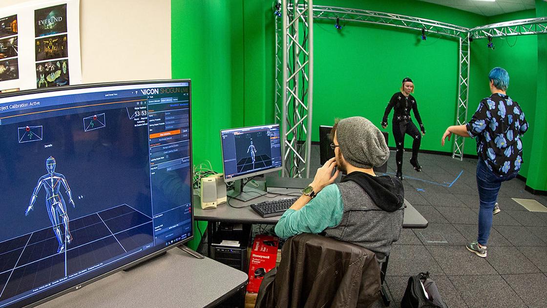 New motion capture studio gives students latest animation technology ...