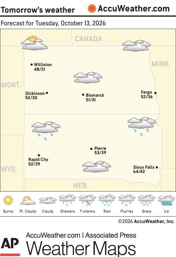 AP EE DAK1012 WEATHER MAP | Nation & World | leadertelegram.com