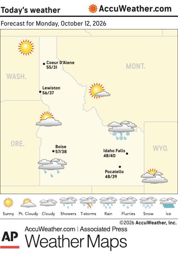 AP BB ID1012 WEATHER MAP | Nation & World | leadertelegram.com