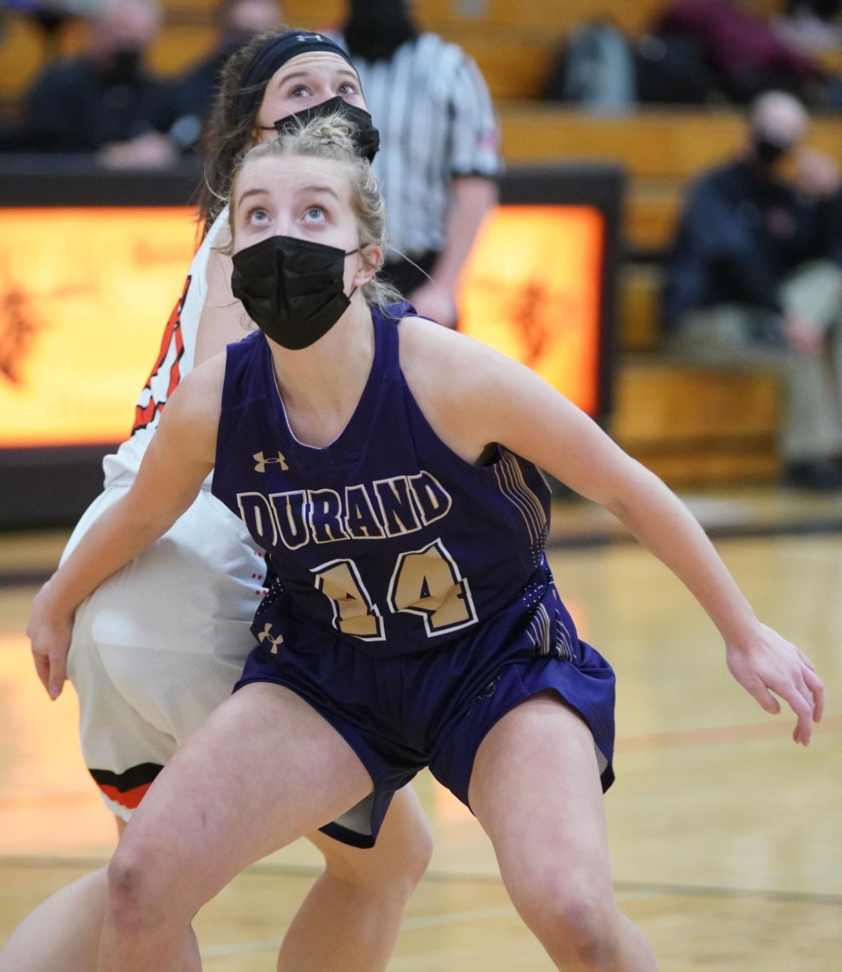 Photo gallery Durand at Elk Mound girls basketball Sports