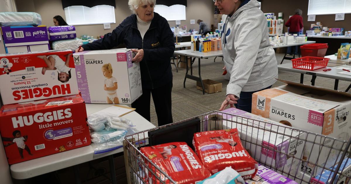 Homeless Items Collection Local groups pack pantry, closet items for Help for the Homeless ...