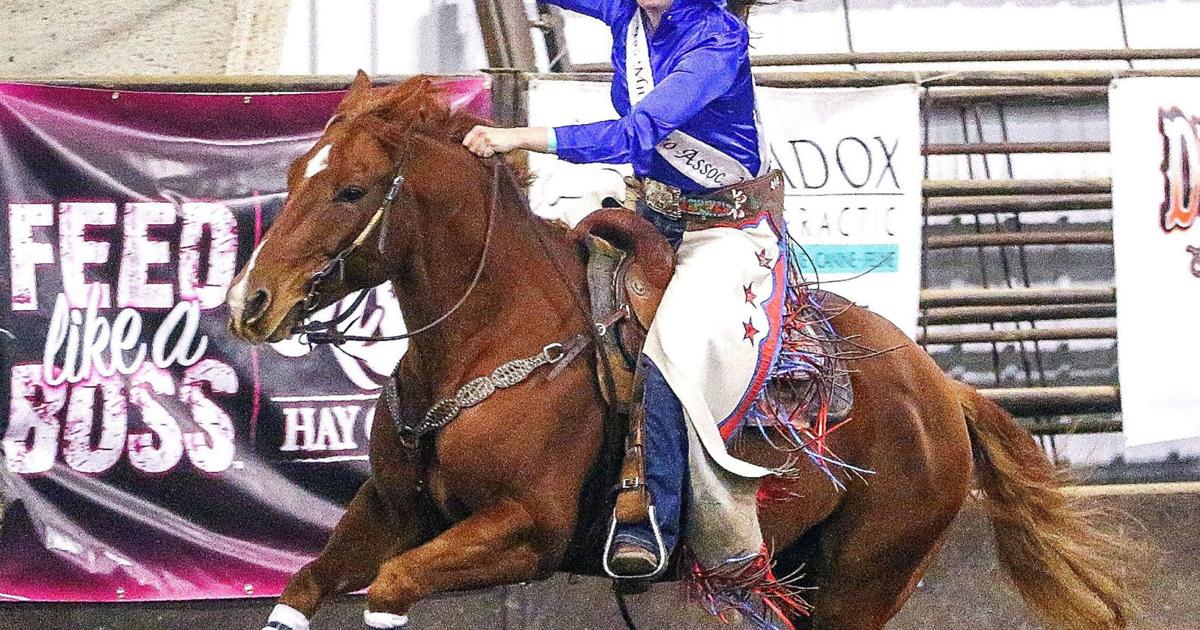 Mn State Fair Rodeo Storlie chosen to be Miss Minnesota Rodeo | Horses | leadertelegram.com