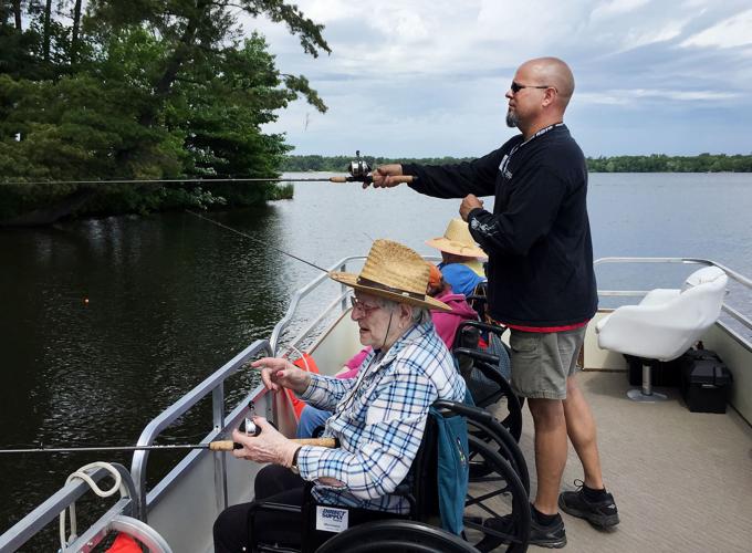 Group takes elderly, handicapped on fishing trips (w/video