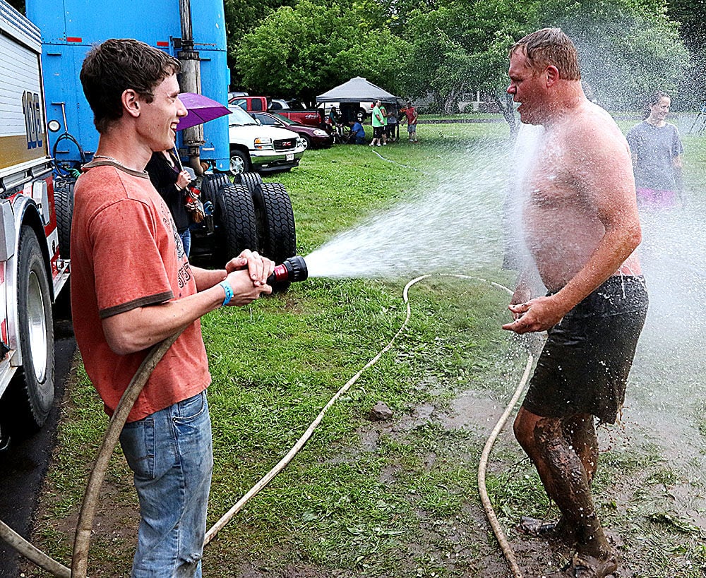 Fall Creek Fun Fest serves up good clean fun with mud volleyball