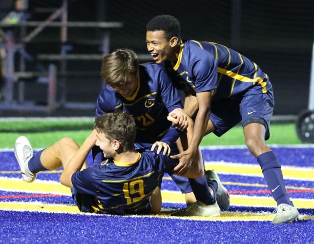 Men's college soccer UWEau Claire wins in first home game Front