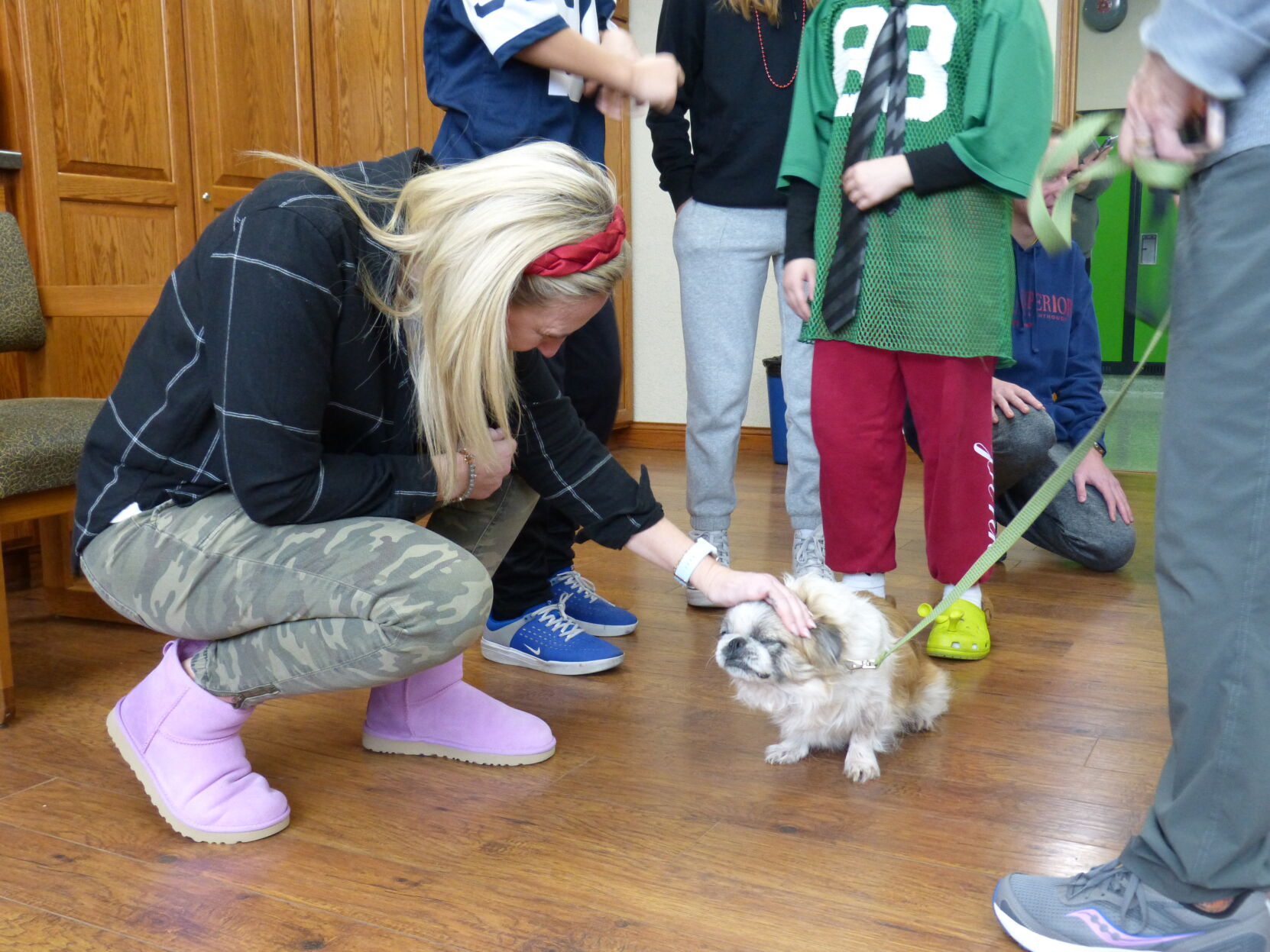 Senior pups from Bob s House say thank you to Regis students staff Local News leadertelegram