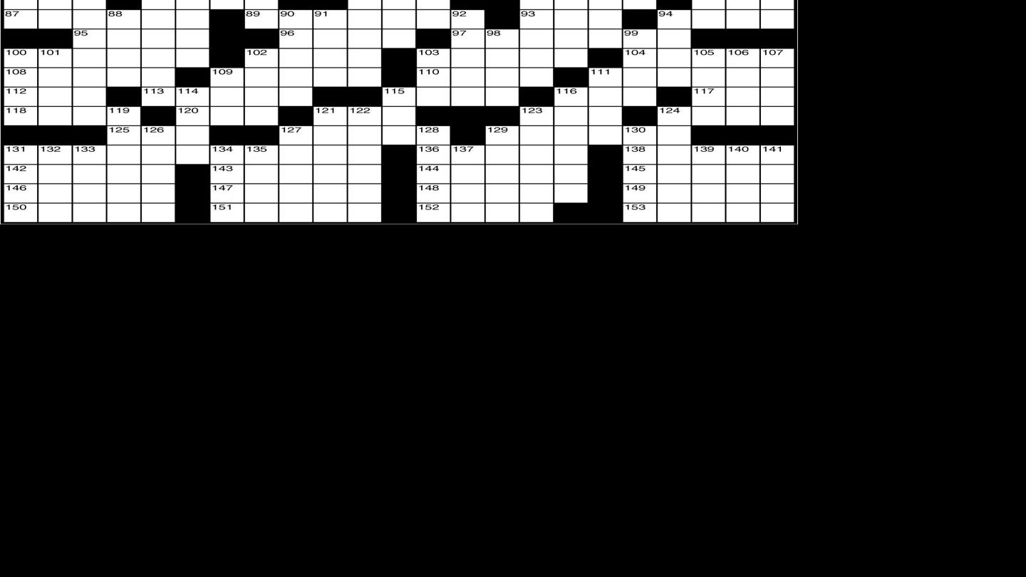 Crossword Crosswords