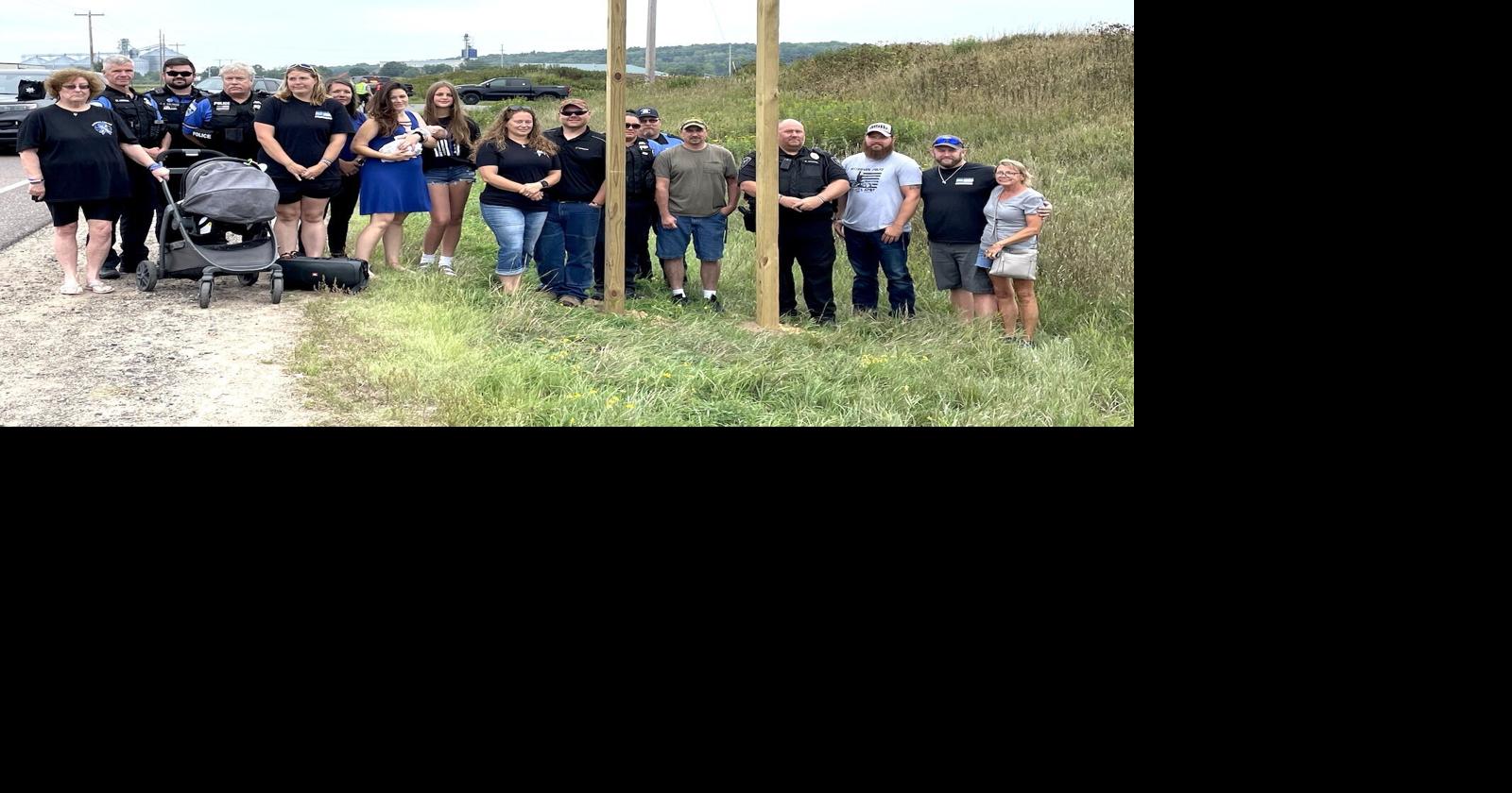 Breidenbach-Scheel Memorial Highway signs honor fallen officers ...