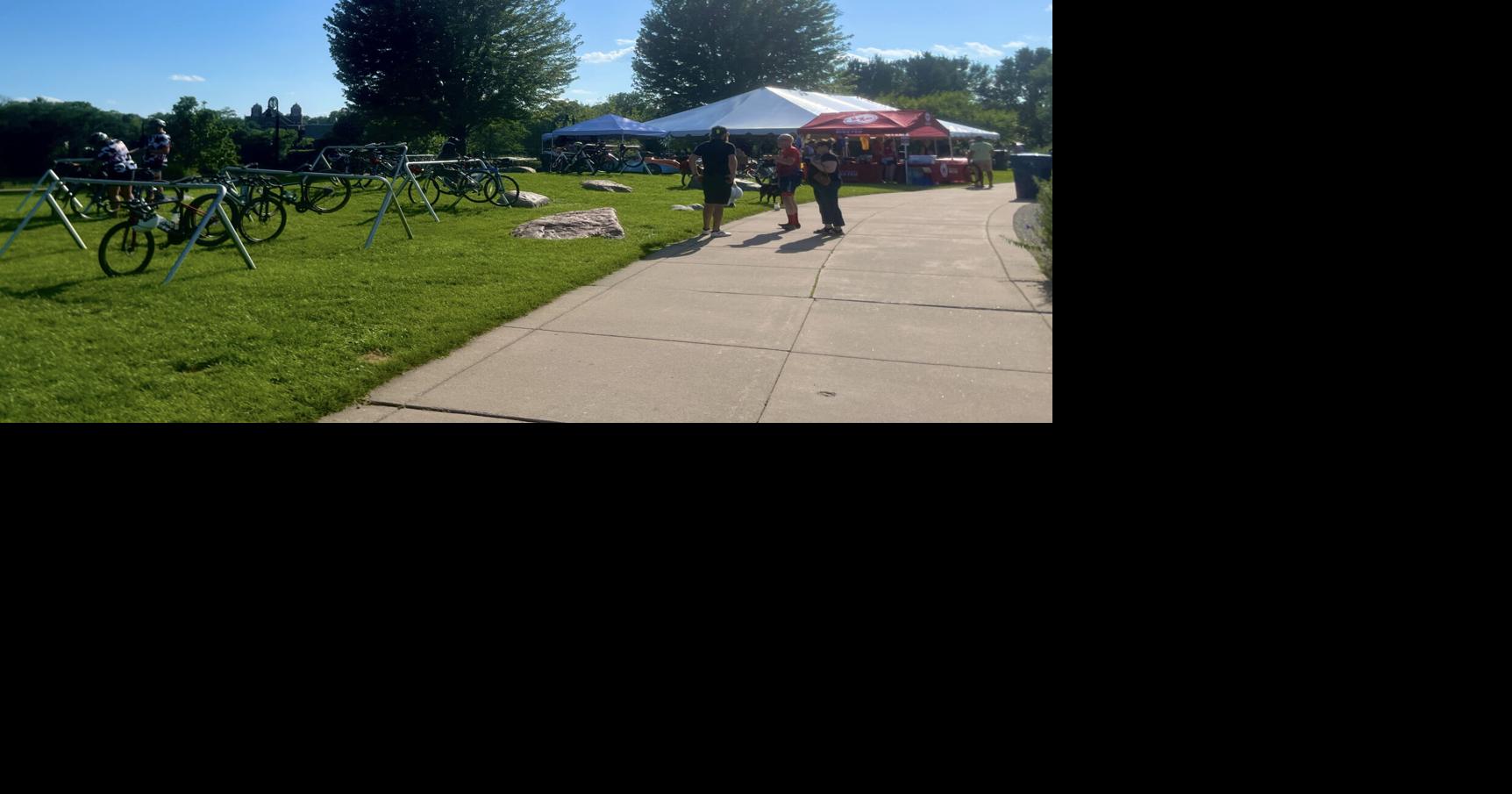 Bike Across Wisconsin visits Eau Claire