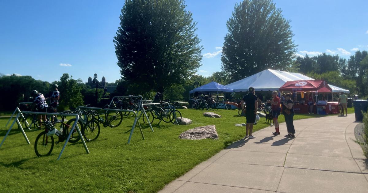 Bike Across Wisconsin visits Eau Claire