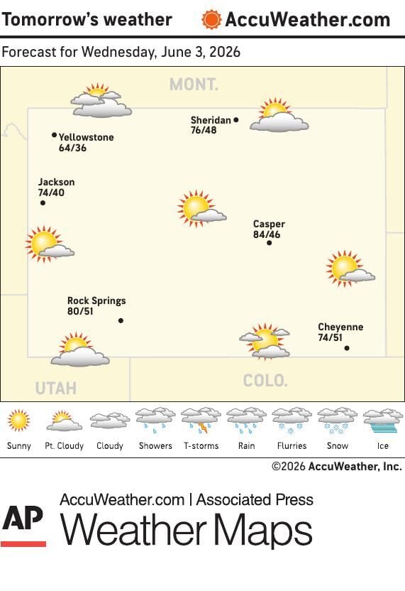 AP DD WY0602 WEATHER MAP | Nation & World | leadertelegram.com