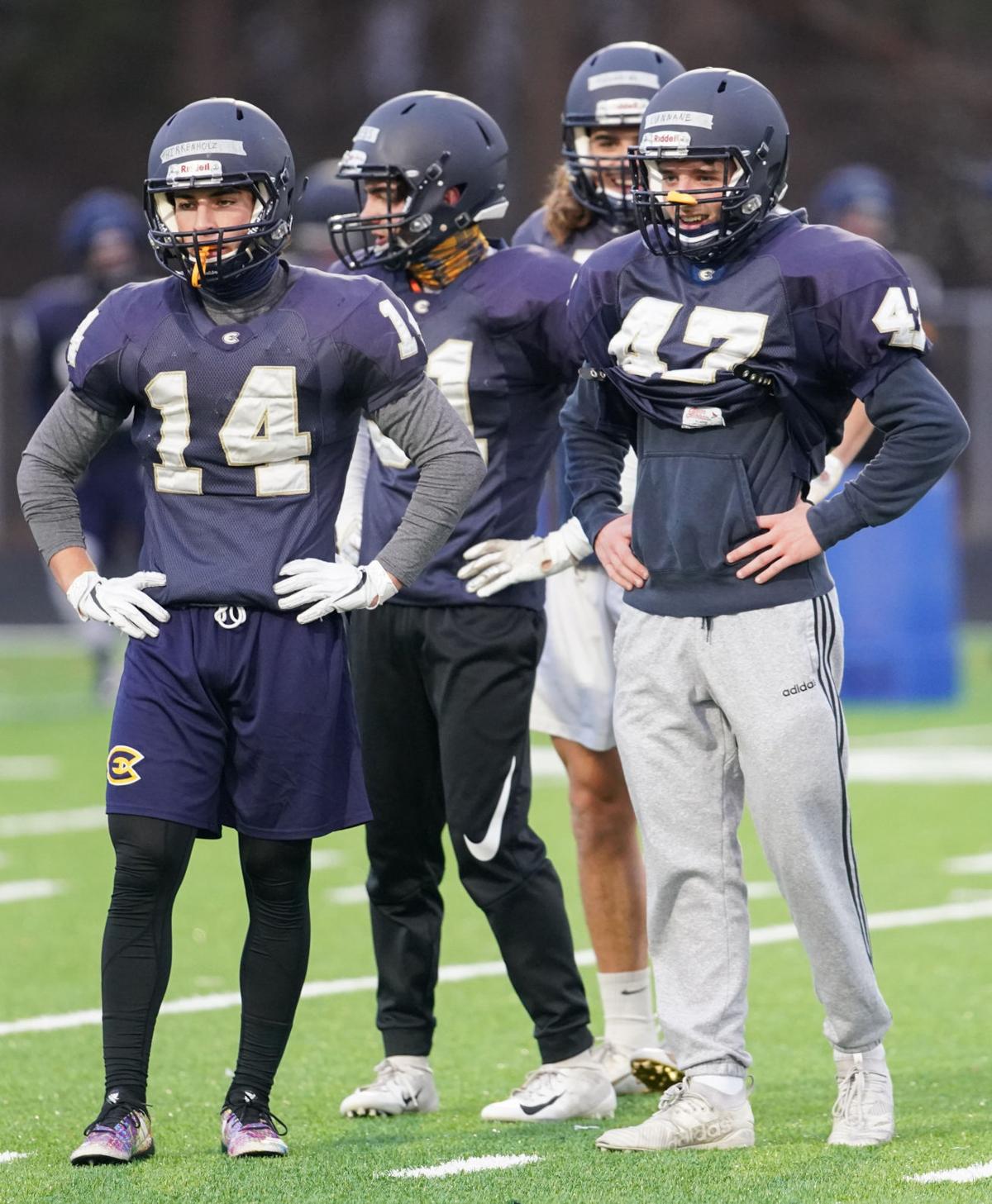 College football UWEau Claire, limited to practicing, finally back