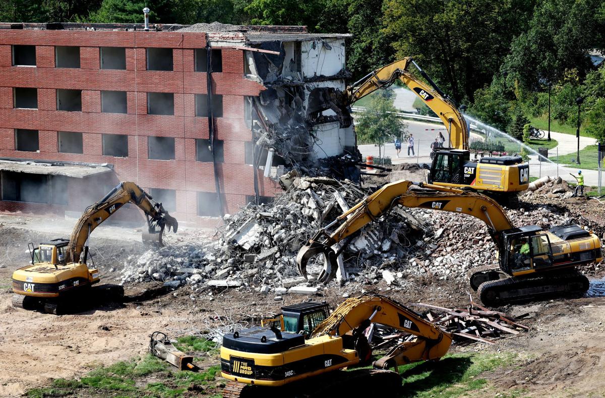 UW-EC starts year with dorm demolition | Front Page | leadertelegram.com