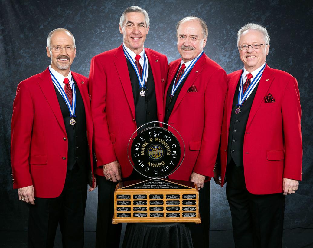 Midwest harmony Regional quartet takes top prize at Harmony