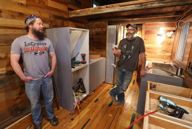 Eau Claire tiny home maker uses reclaimed materials Front Page