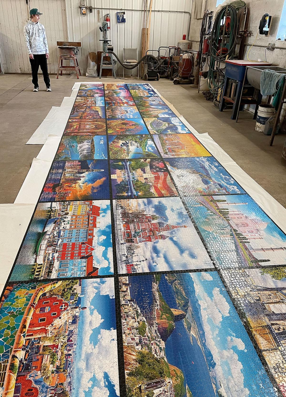 mosaic masterpieces colorado on Osseo Family Completes World S Largest Puzzle Front Page Leadertelegram Com