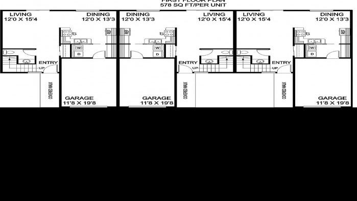 Triplex Plan Allows Low Cost Building Home And Garden Leadertelegram Com