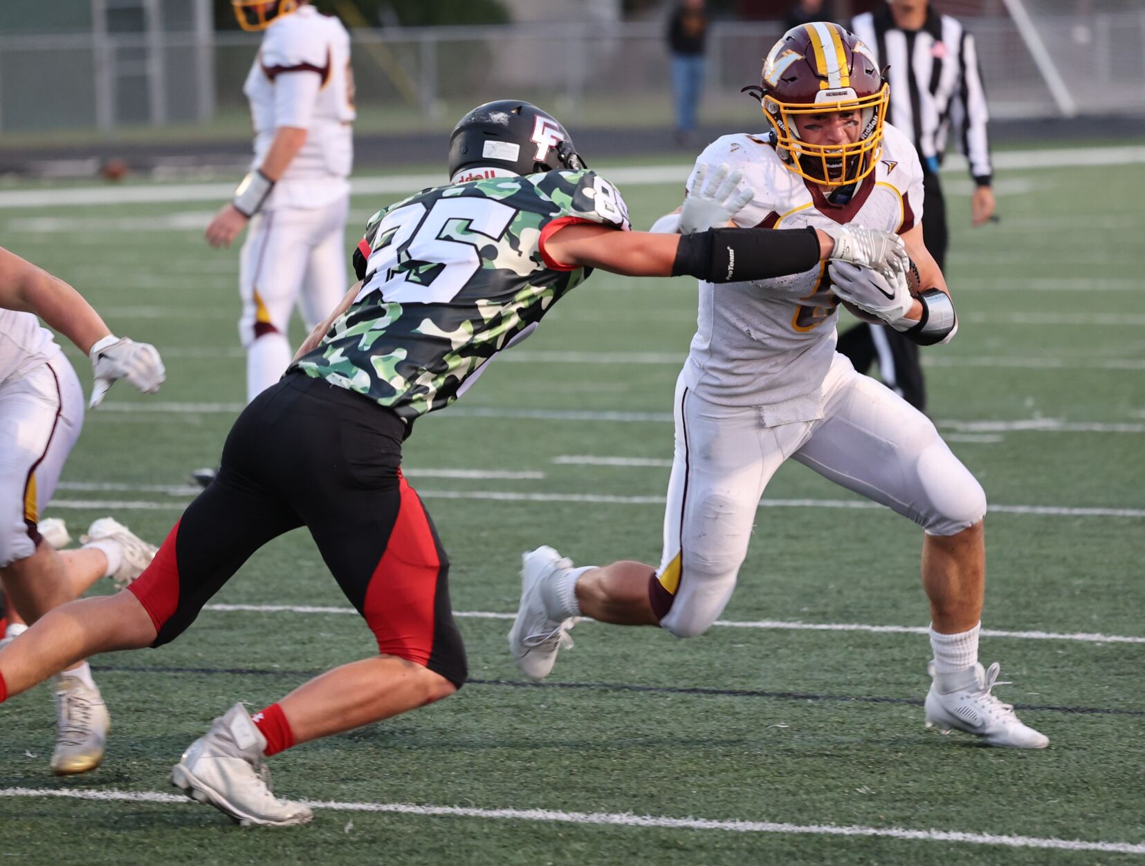 Menomonie staves off Chippewa Falls comeback bid wins 28 20