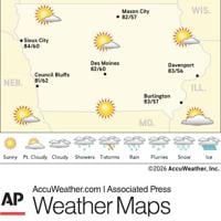 AP AA IA0524 WEATHER MAP | Nation & World | leadertelegram.com