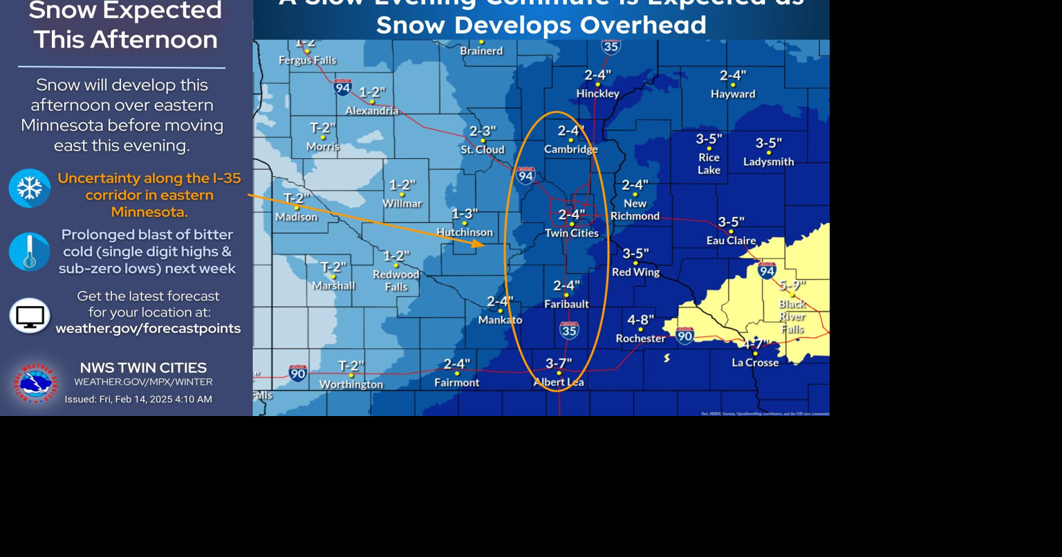 Snow Friday before bitter cold arrives | Front Page | leadertelegram.com