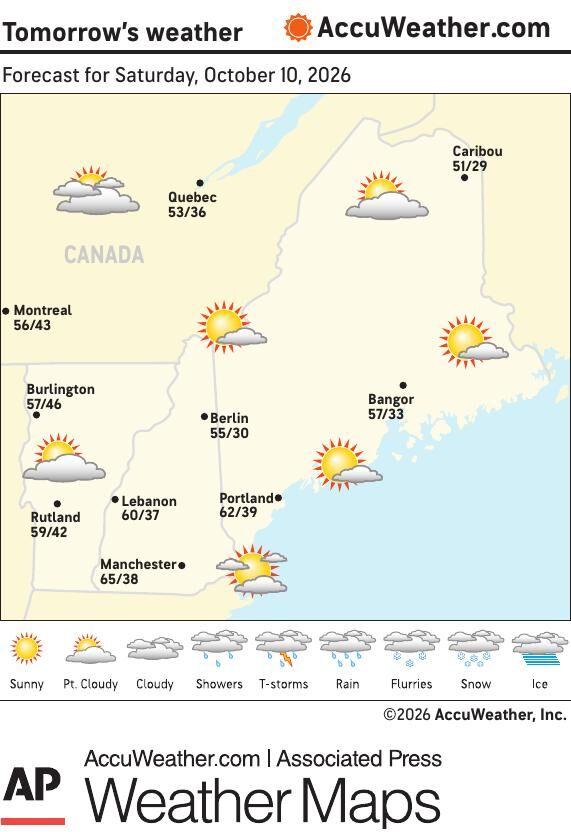 AP DD NNE1009 WEATHER MAP | Nation & World | leadertelegram.com