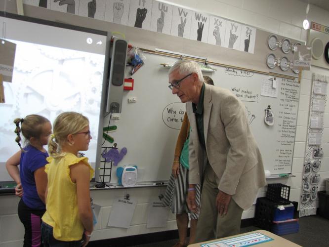 Evers visits StanleyBoyd to kick off the start of the school year