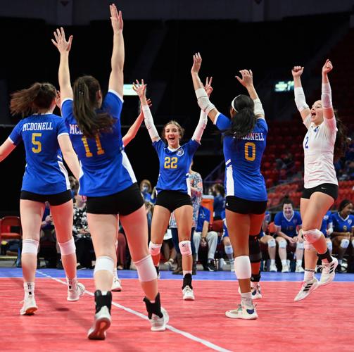 Photo gallery McDonell vs. WonewocCenter volleyball Sports