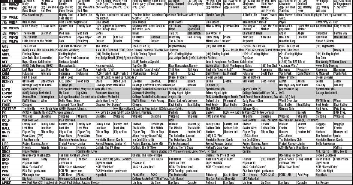 Tv Time.pdf TV Schedule | Arts-and-entertainment | leadertimes.com