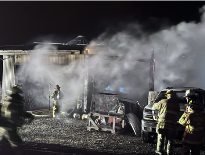 Structure fire fought near Rural Valley | News | leadertimes.com