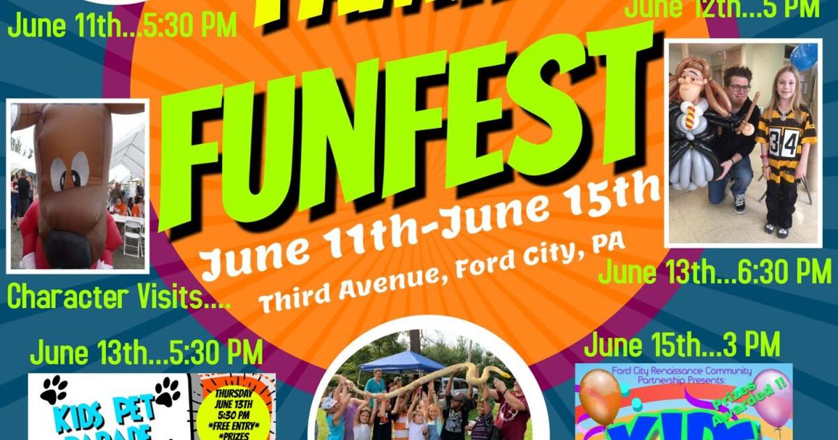 Funfest Annual Ford City Family FunFest kicks off today | News | leadertimes.com