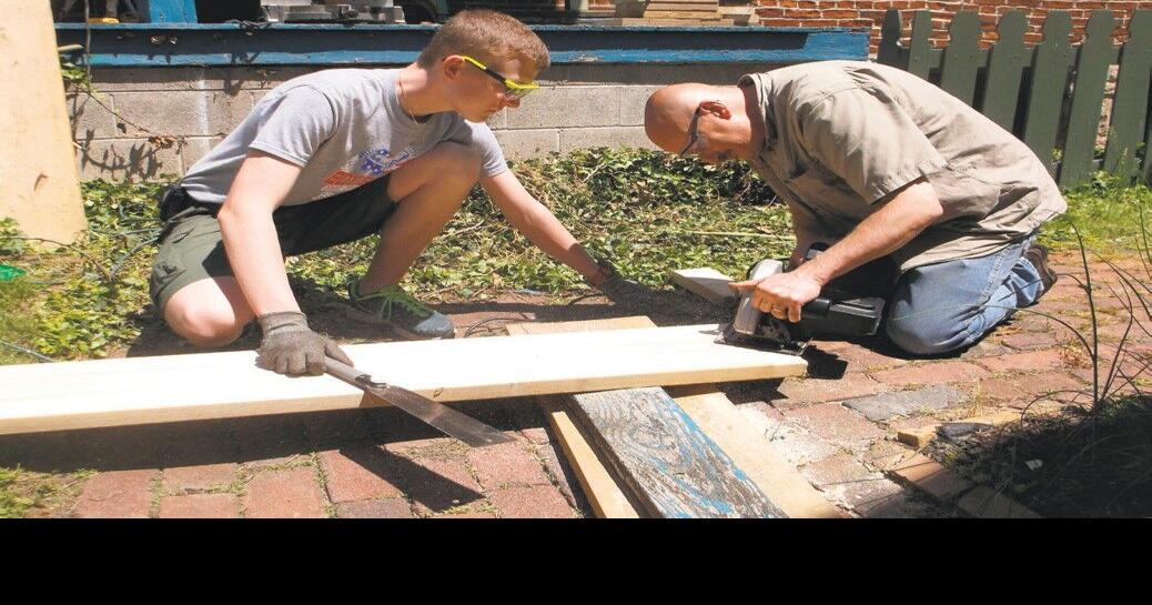 Eagle Scout candidate repairs former David Leech house, now Leechburg
