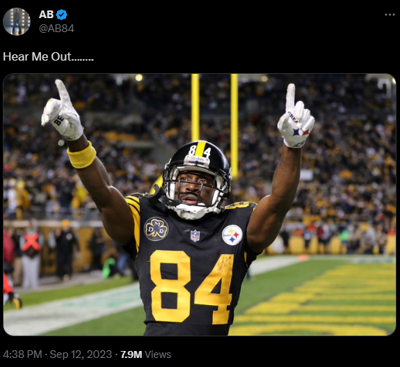 Embattled WR Antonio Brown hints at interest in rejoining Steelers with  social media posts, Sports