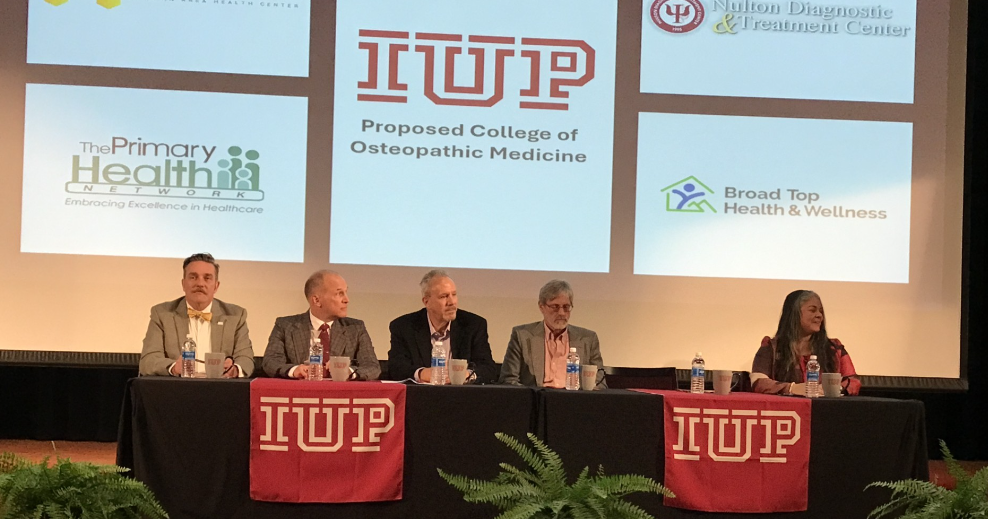 IUP celebrates additional links for proposed College of Osteopathic