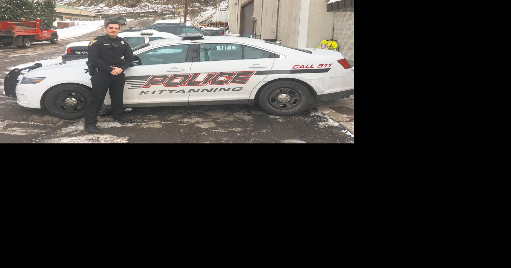 Kittanning Borough new police officer Frontpage