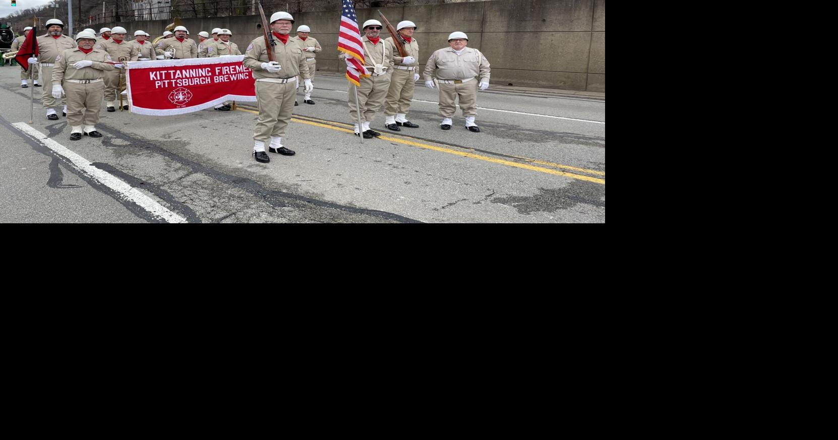 Kittanning Firemen's Band takes part in Pittsburgh St. Patrick's Day ...
